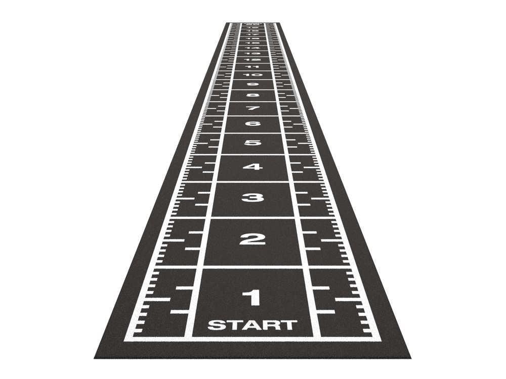 Sprinttrack Premium 20,4 m x 2 m - Anthracite