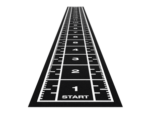 Sprinttrack Premium 20,4 m x 2 m - Noir