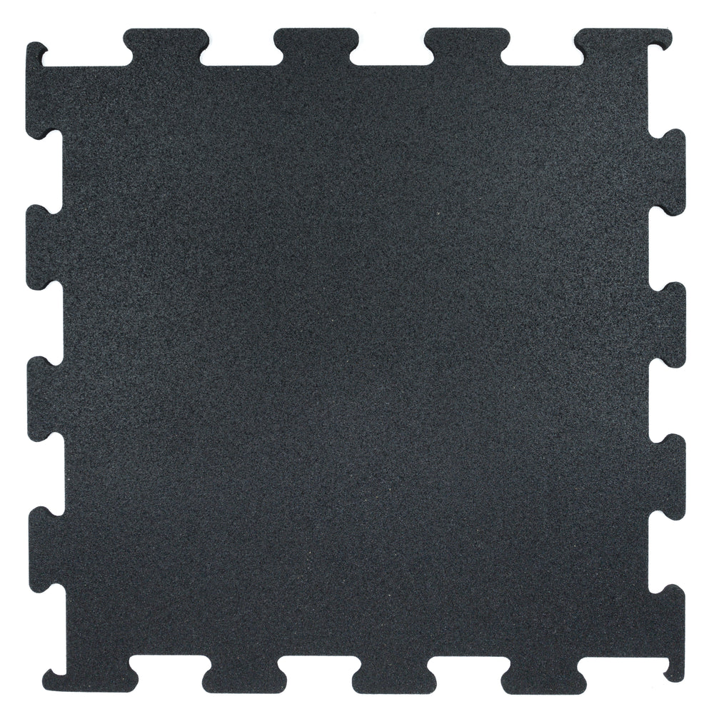 Carreaux de puzzle de qualité supérieure 1 060 mm x 1 060 mm x 15 mm, noir pur