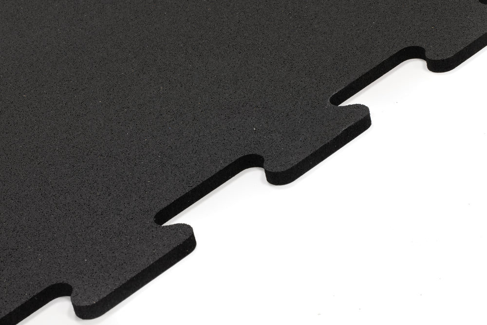 Carreaux de puzzle de qualité supérieure 1 060 mm x 1 060 mm x 15 mm, noir pur