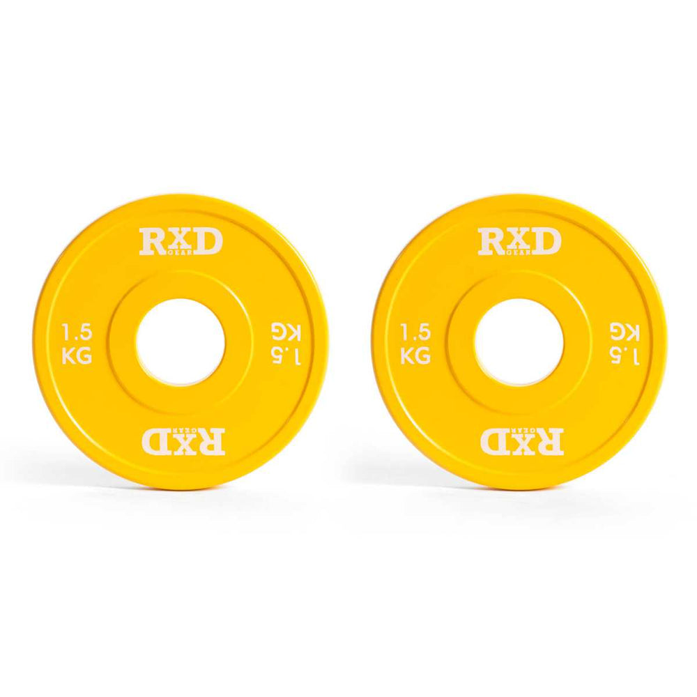 Jeu de couleurs de plaques fractionnaires RXD 50 mm / 1,5 kg