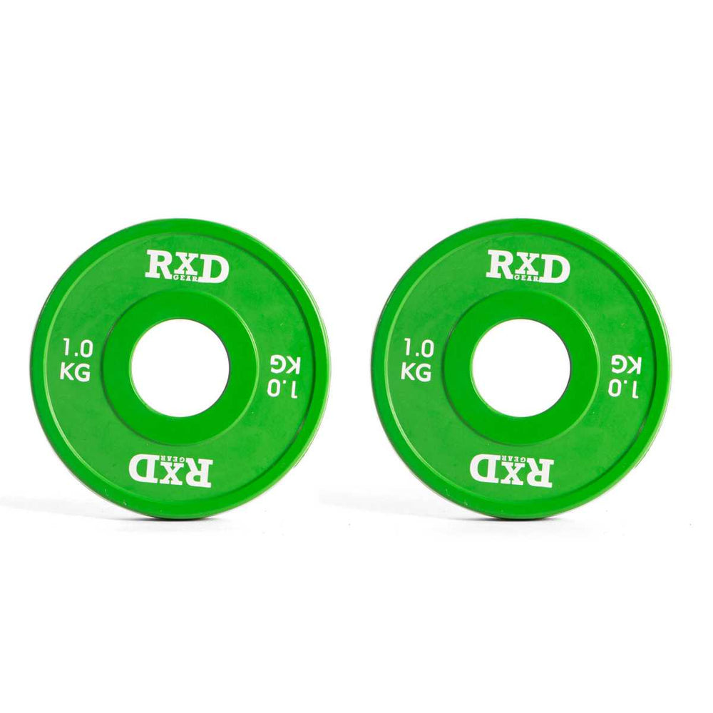 Jeu de couleurs de plaques fractionnaires RXD 50 mm / 1 kg