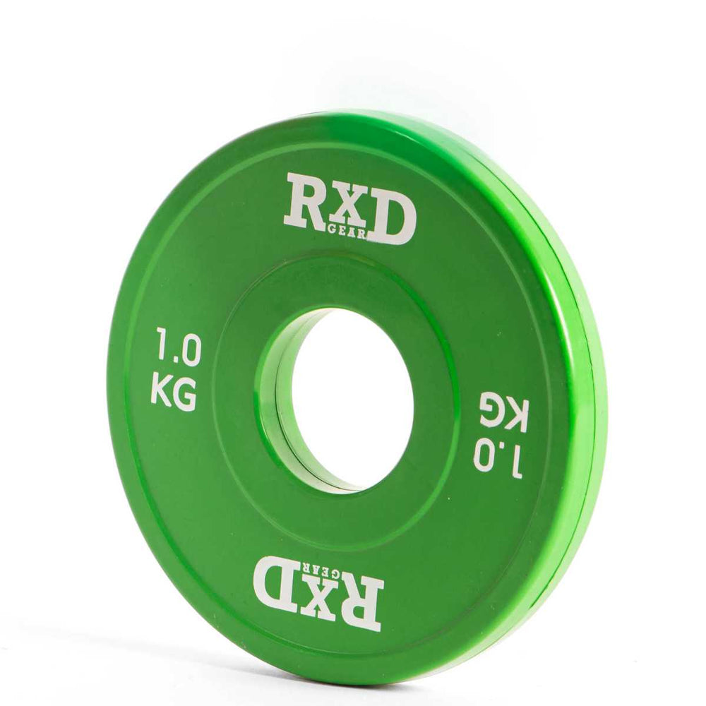 Jeu de couleurs de plaques fractionnaires RXD 50 mm / 1 kg