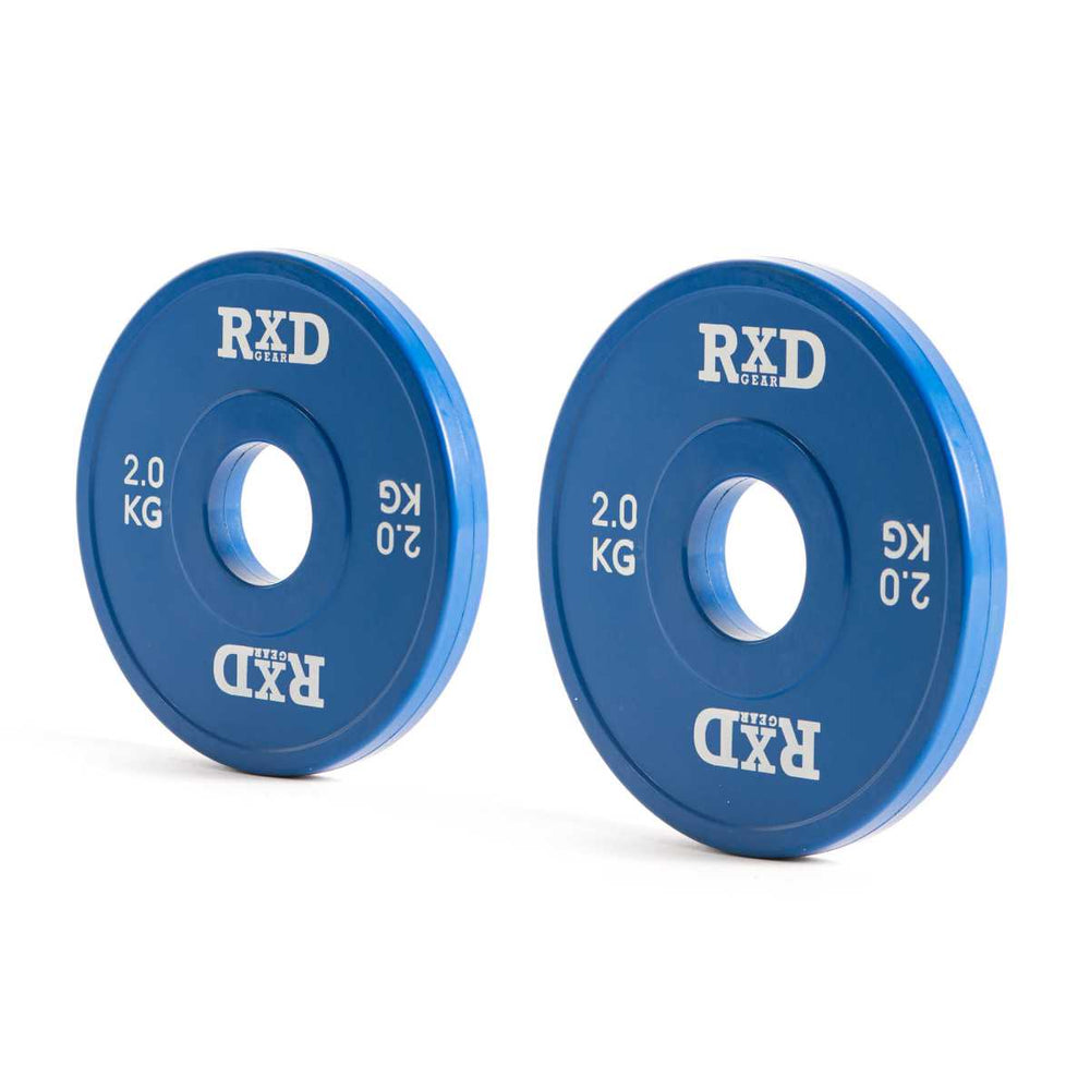 Jeu de couleurs de plaques fractionnaires RXD 50 mm / 2 kg