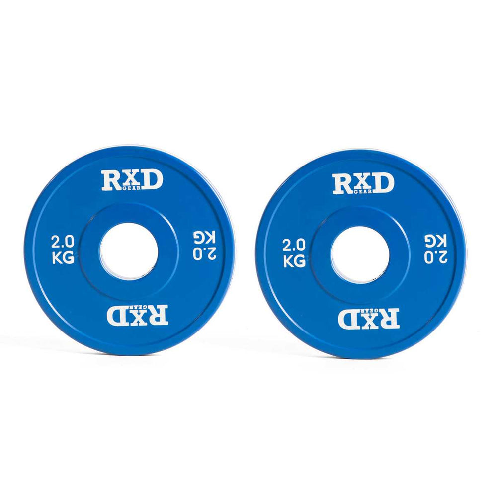 Jeu de couleurs de plaques fractionnaires RXD 50 mm / 2 kg