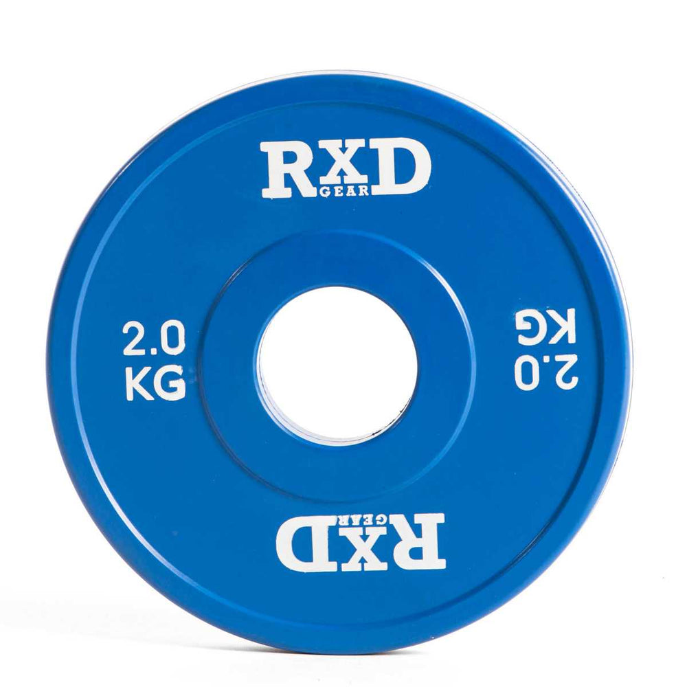 Jeu de couleurs de plaques fractionnaires RXD 50 mm / 2 kg