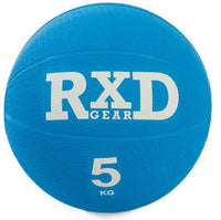 RXD Medicine ball Rubber Blauw 5 kg