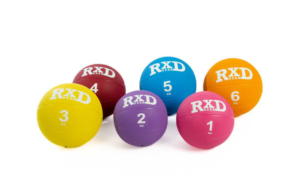 RXD Medicine ball Rubber Blauw 5 kg
