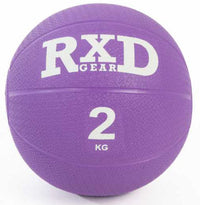 RXD Medicine ball Rubber Paars 2 kg