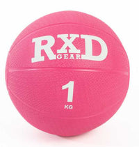 RXD Medicine ball Rubber Roze 1 kg