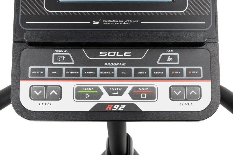 Vélo couché Sole Fitness R92