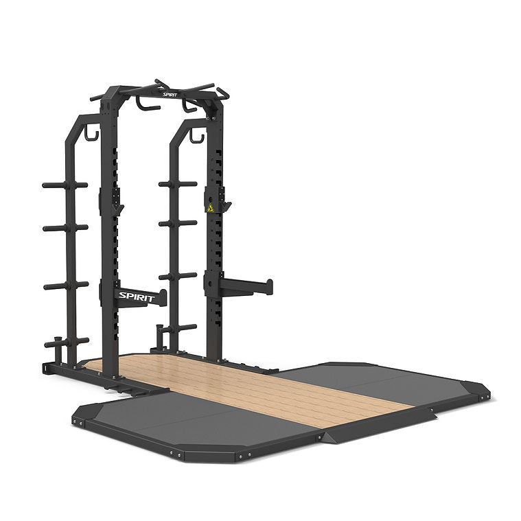 Spirit Fitness Half Power Rack With Platform