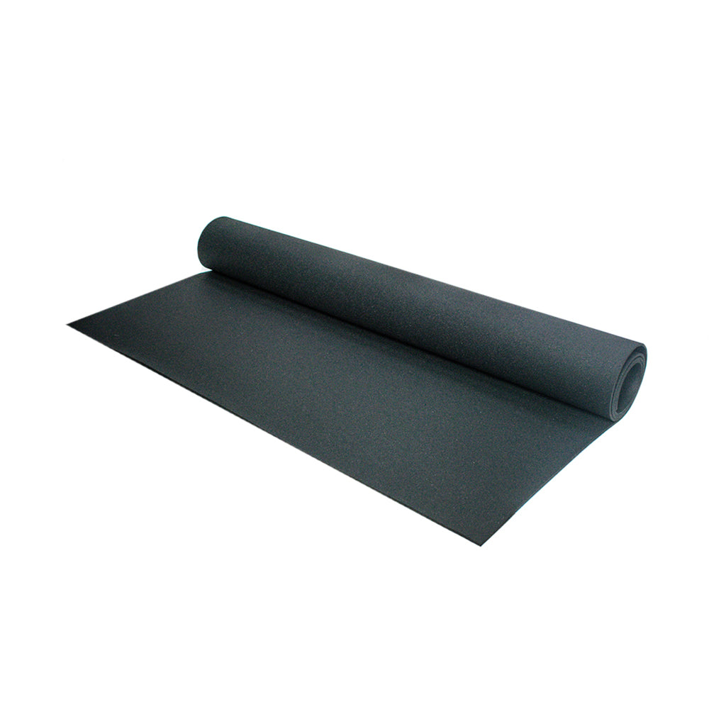 Sol sportif noir pur Largeur 1250 mm x Longueur 1000 mm x Épaisseur 12 mm