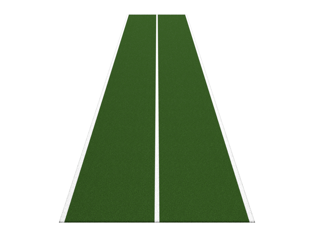 Piste de sprint Uni Sprint 30 m x 2 m - Vert/Blanc