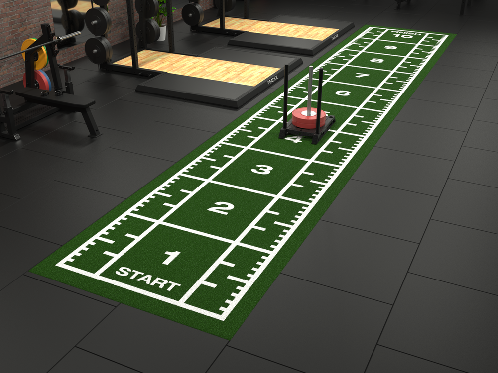 Piste de sprint Premium 10,4 m x 2 m - Vert