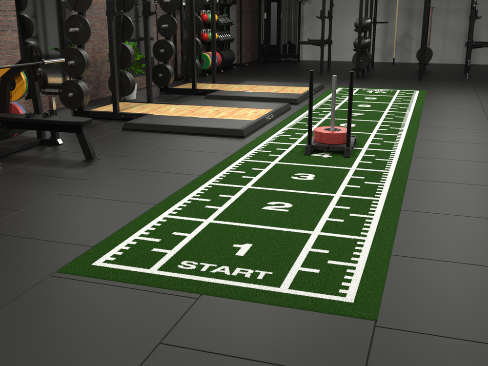 Piste de sprint Premium 10,4 m x 2 m - Vert