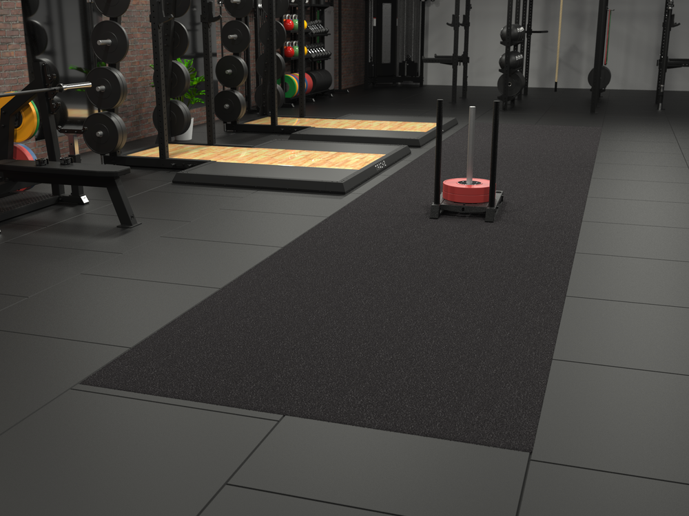 Sprinttrack Uni Indoor 10 m x 2 m - Anthracite