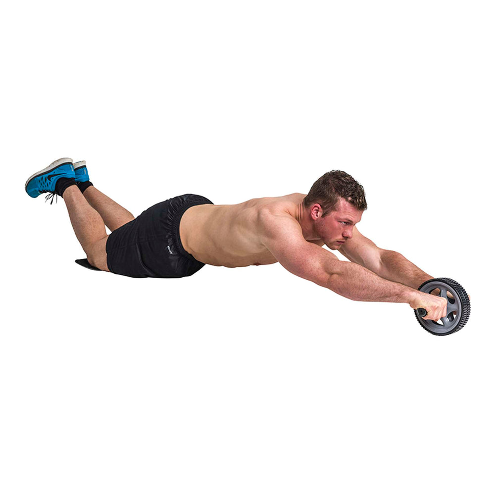 Tunturi Ab Wheel double avec tapis pour genoux