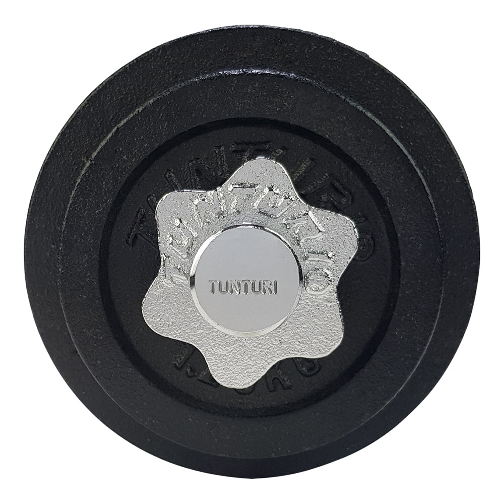 Ensemble d'haltères Tunturi en fonte - 10 kg