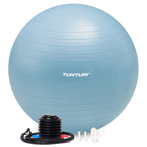 Ballon de fitness anti-éclatement Tunturi bleu clair - 65 cm
