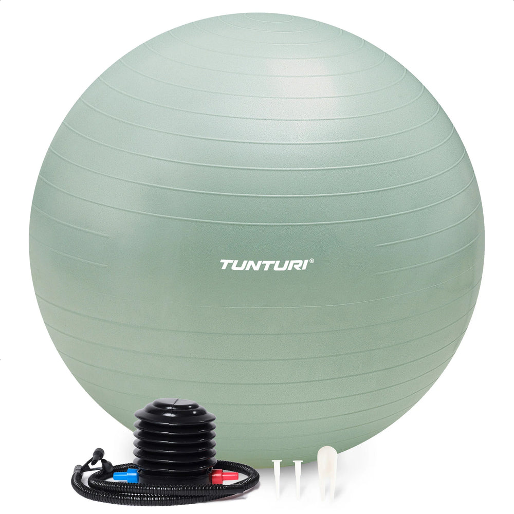 Tunturi Ballon de fitness anti éclatement menthe - 90 cm