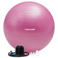 Tunturi Ballon de fitness anti éclatement violet - 65 cm
