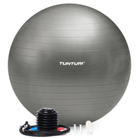 Tunturi Ballon de fitness anti éclatement argent - 65 cm