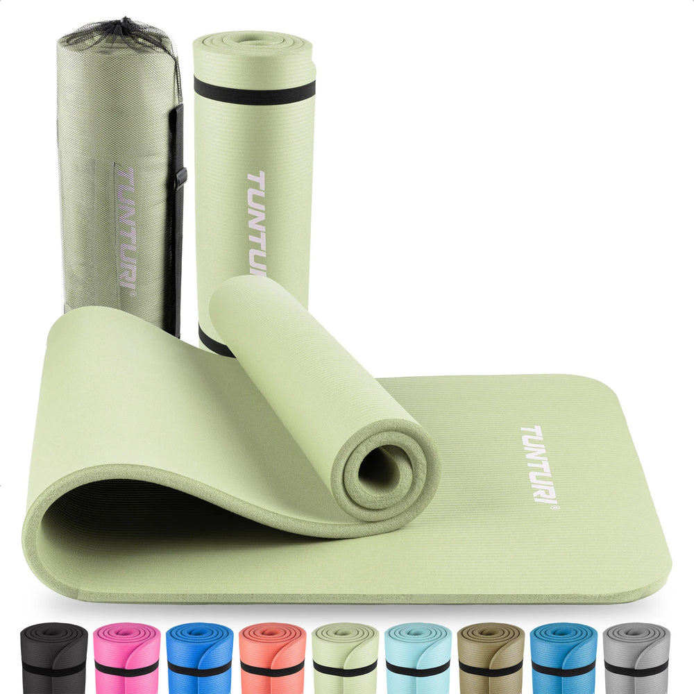 Tunturi Fitnessmat NBR 15mm - Mint