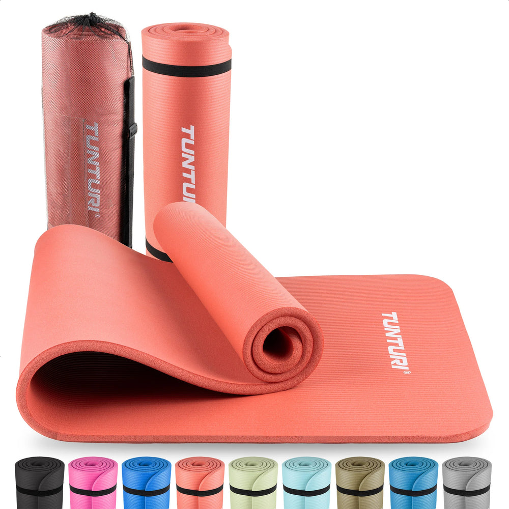 Tunturi Fitnessmat NBR 15mm - Roségoud
