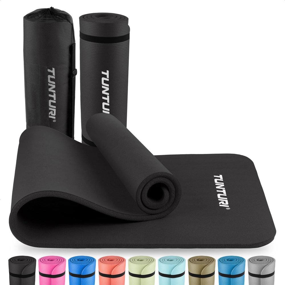 Tapis de fitness Tunturi NBR 15 mm - Noir