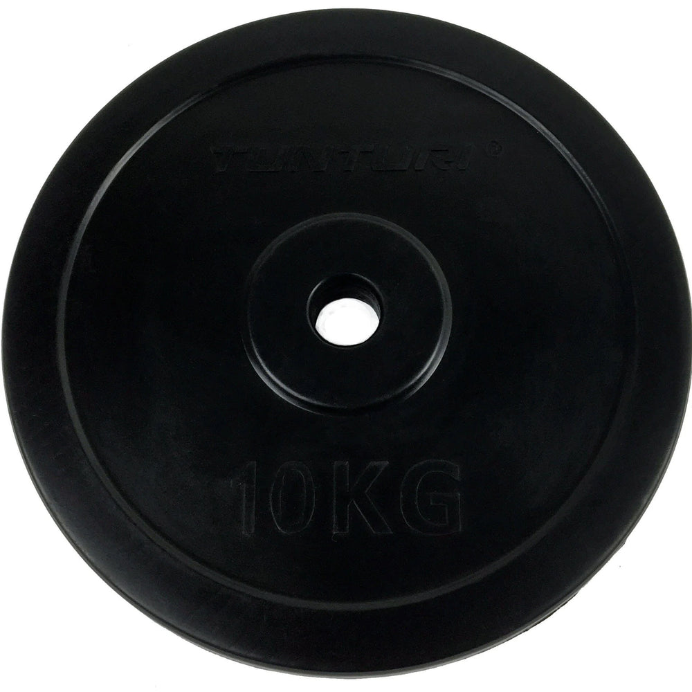 Tunturi Halterschijven - Ø 30 mm - Rubber 1x 10 kg