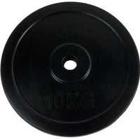 Tunturi Halterschijven - Ø 30 mm - Rubber 1x 10 kg