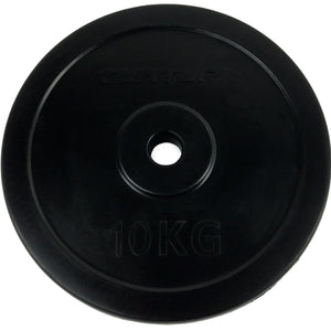 Tunturi Halterschijven - Ø 30 mm - Rubber 1x 10 kg