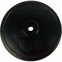 Tunturi Halterschijven - Ø 30 mm - Rubber 1x 15 kg