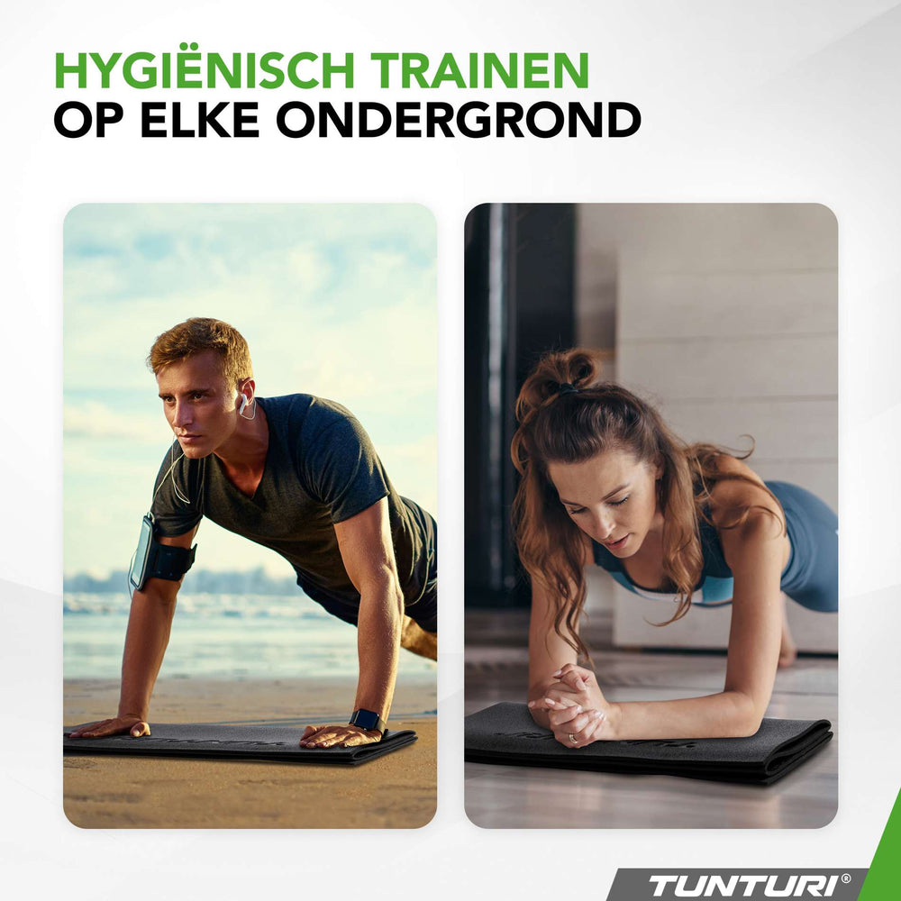 Tunturi Outdoor Fitnessmat Zwart