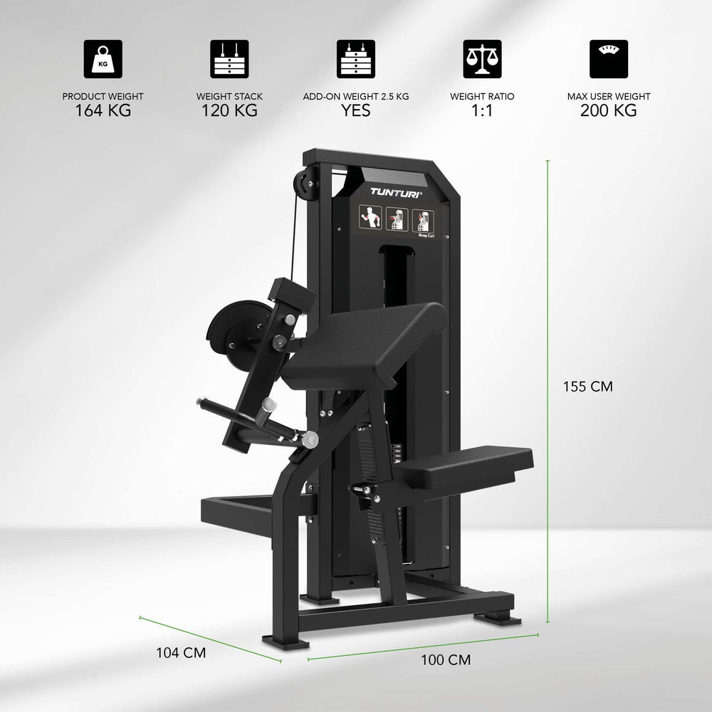 Tunturi Platinum V-Series Bicep Curl