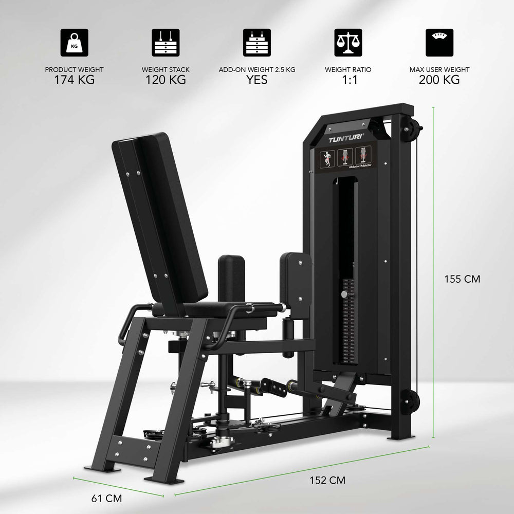 Tunturi Platinum V-Series Dual Abductor & Adductor
