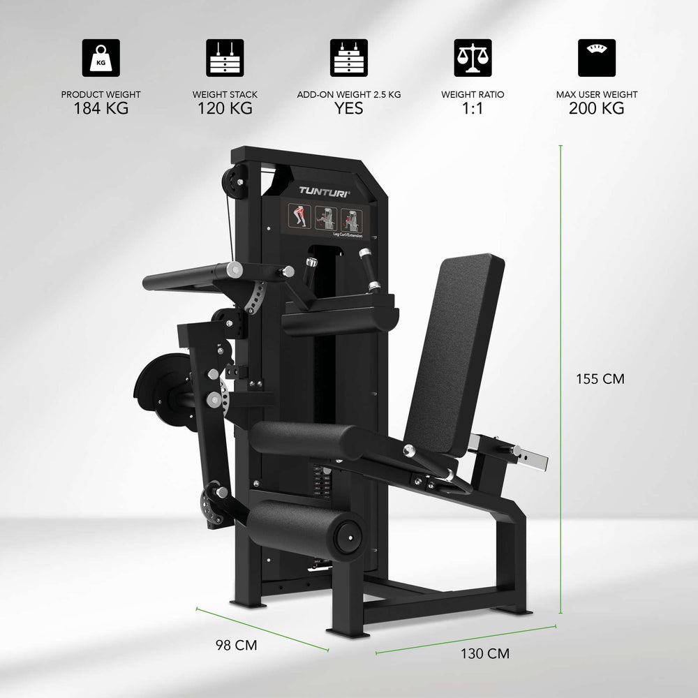 Tunturi Platinum V-Series Double Leg Curl & Extension