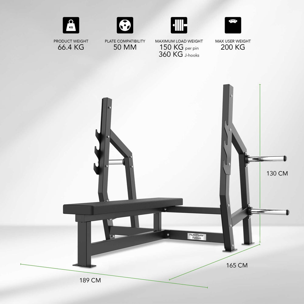 Tunturi Platinum V-Series Horizontal Bench Press