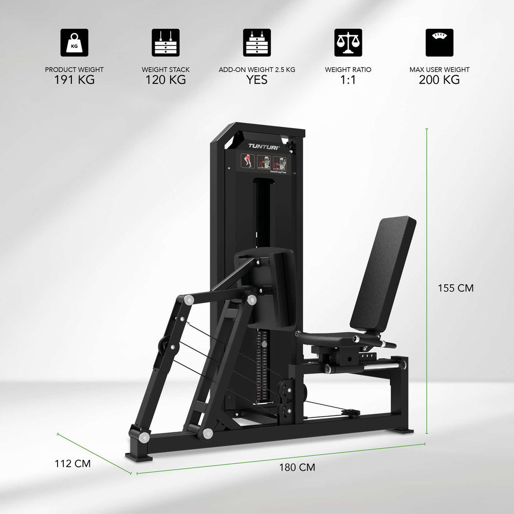 Tunturi Platinum V-Series Seated Leg Press
