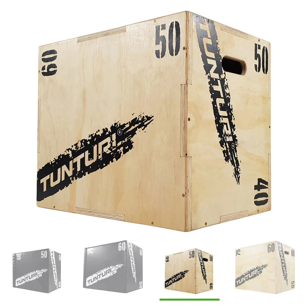 Tunturi Plyobox Bois - 40/50/60 cm