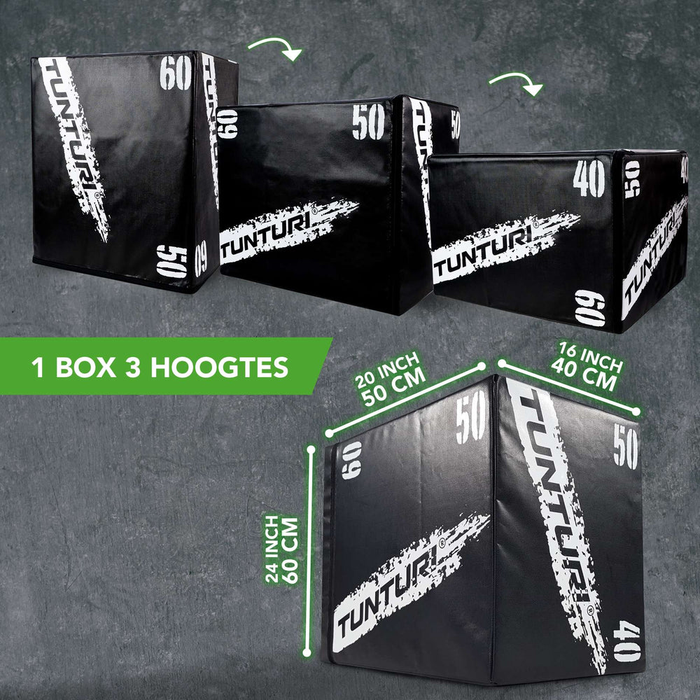 Tunturi Plyobox Soft EVA - 40/50/60 cm