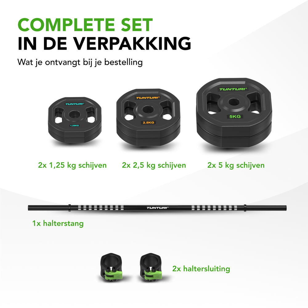 Tunturi Pro Aerobic Pump Set 20kg TPU