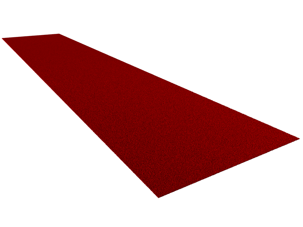 Piste de sprint Uni Outdoor 10 m x 2 m - Rouge vif