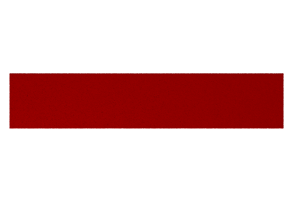 Piste de sprint Uni Outdoor 10 m x 2 m - Rouge vif