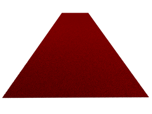 Piste de sprint Uni Outdoor 10 m x 2 m - Rouge vif