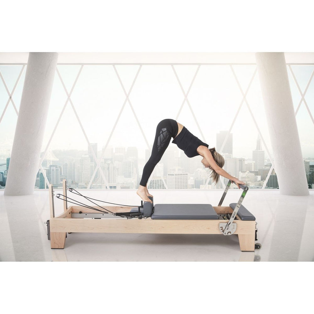 Elina Pilates Elite Reformer With Tower Grey