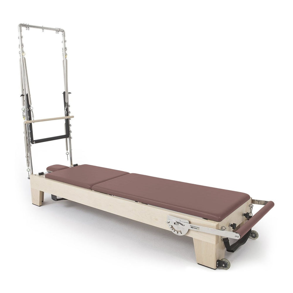 Elina Pilates Elite Reformer With Tower Aged Rose
