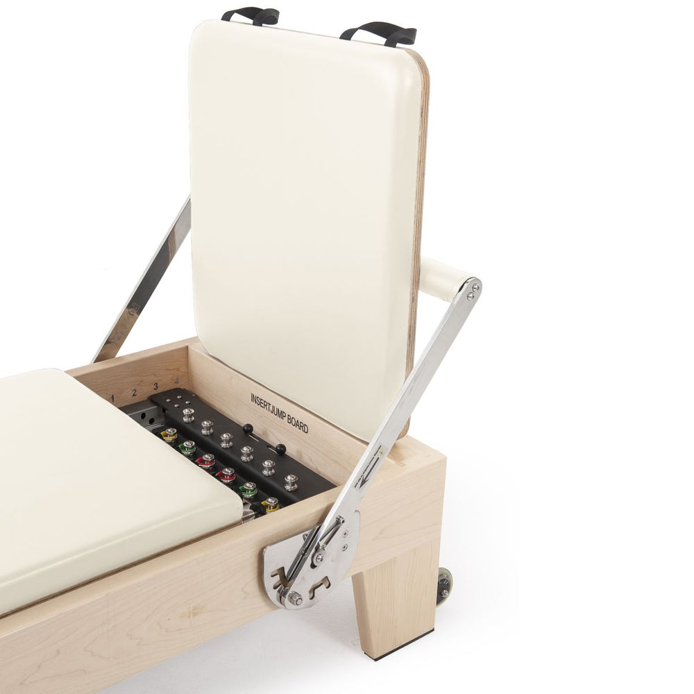 Elina Pilates Elite Reformer With Tower Ivory