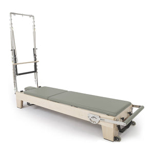 Elina Pilates Elite Reformer With Tower Iceberg Green